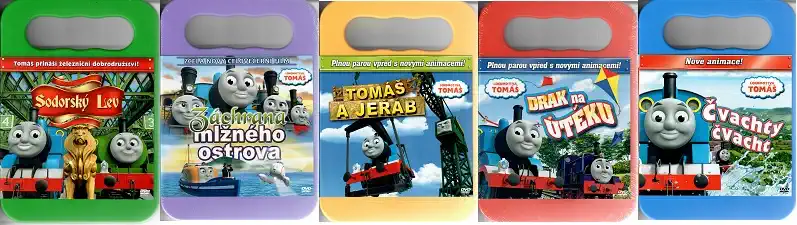 Kolekce Lokomotiva Tomáš 5x DVD plast
