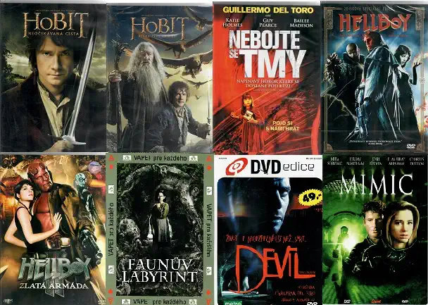 Kolekce Guillermo del Toro - 8x DVD