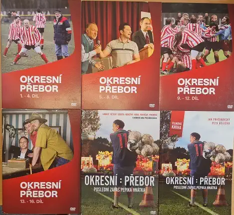 Okresní přebor - Jan Prušinský, Petr Kolečko ( 1x kniha + 5x DVD plast)bazarové zboží