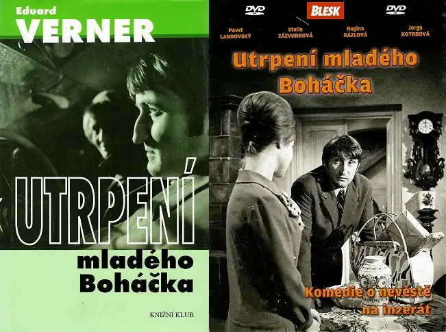 Utrpení mladého Boháčka - Eduard Verner ( 1x kniha bazarová + DVD )