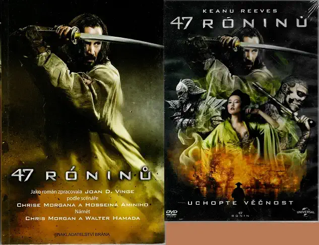 47 Róninů - Joan Carol Dennison Vinge( 1x kniha bazarová + DVD plast )