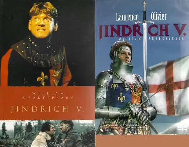 Jindřich V. - William Shakespeare ( 1x kniha bazarová + DVD )