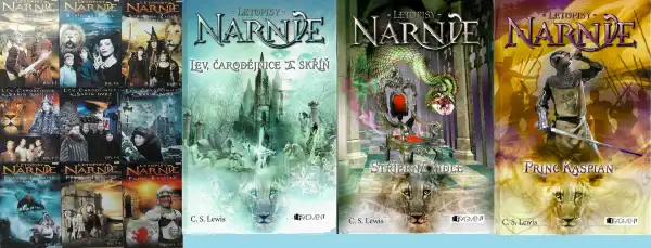 Kolekce Letopisy Narnie - C.S. Lewis ( 3x Kniha bazarová + 9 DVD pošetky )