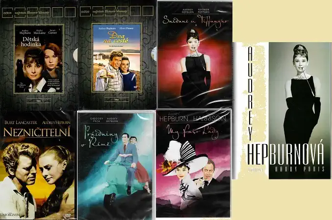 Audrey Hepburnová - Barry Paris ( 1x kniha bazarová + 6 DVD )