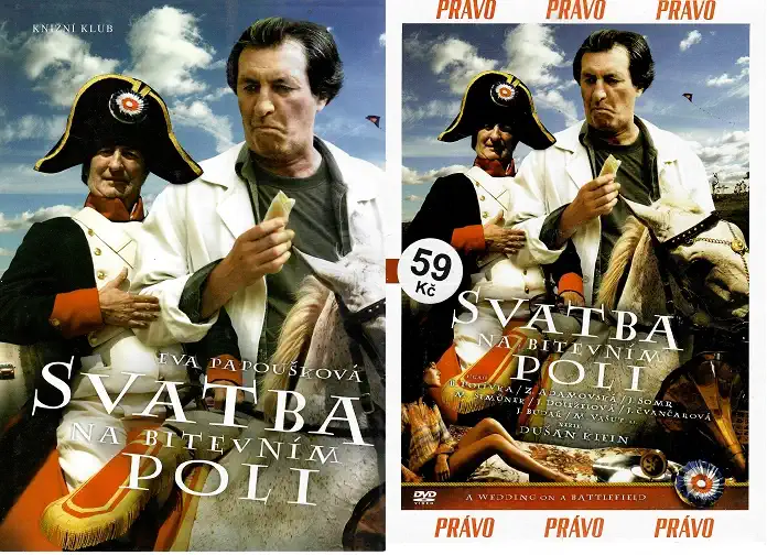 Svatba na bitevním poli - Eva Papoušková ( 1x kniha bazarová + DVD )