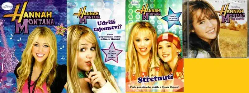 Hannah Montana - knížka na rok 2012 / Střetnutí / Udržíš tajemství? ( 3x kniha + CD )