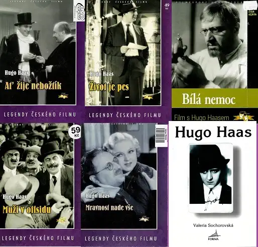 Hugo Haas - Valeria Sochorovská ( 1x kniha bazarová + 5x DVD )