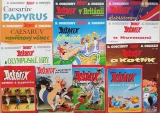 Kolekce Asterix - 8x komiks + 4x DVD